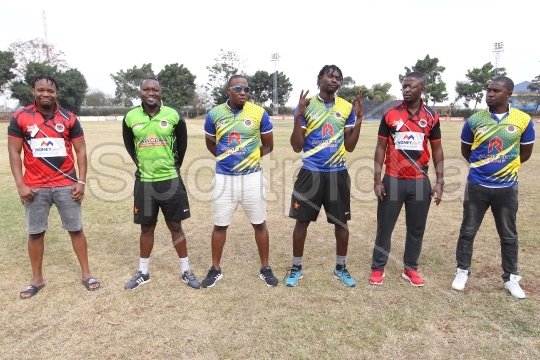 SPInternationalcricketplayersNevileMadzivaJohnNyumbuShingiraMasakadzaChristopherMpofuFosteaMutizwaandEltonChigumburaBZ1C1555