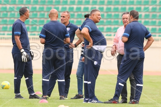 Al Hilal Benghazi FC training for Kakamega Homeboyz FC