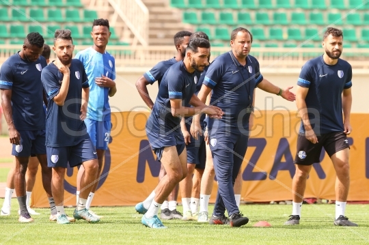 Al Hilal Benghazi training for Kakamega Homeboyz FC