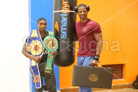 Boxer Fatuma Zarika Training