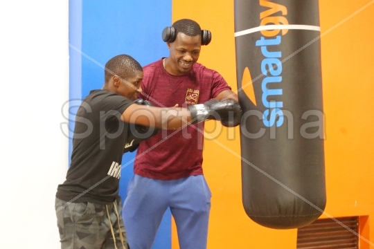 Boxer Fatuma Zarika Training