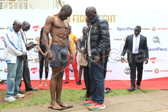 Rayton Okwiri VS Fiston Botumbe Boxing weigh In