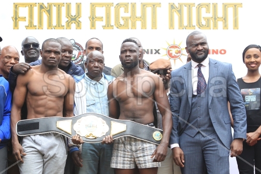 Rayton Okwiri VS Fiston Botumbe Boxing weigh In
