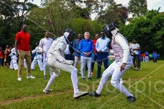 IOC PRESIDENT THOMAS BACH VISIT TO KENYA