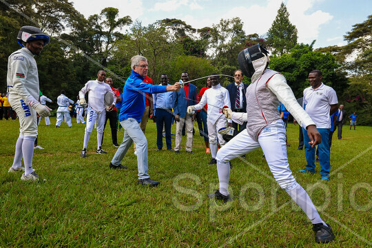 IOC PRESIDENT THOMAS BACH VISIT TO KENYA