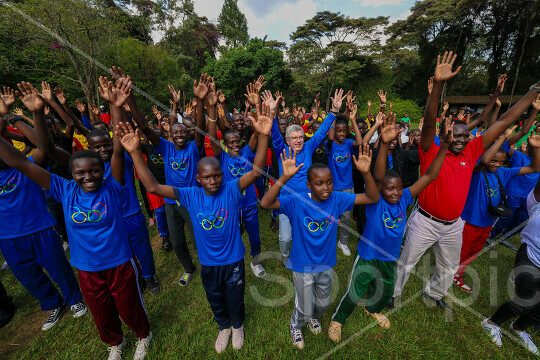 IOC PRESIDENT THOMAS BACH VISIT TO KENYA