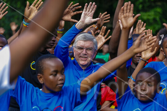 IOC PRESIDENT THOMAS BACH VISIT TO KENYA