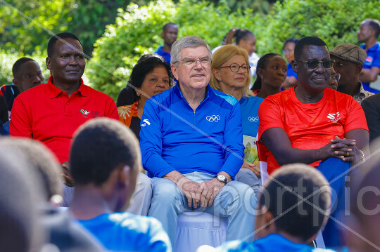 IOC PRESIDENT THOMAS BACH VISIT TO KENYA