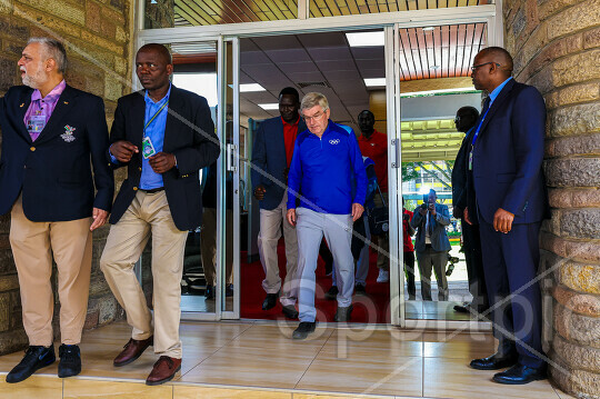 IOC PRESIDENT THOMAS BACH VISIT TO KENYA