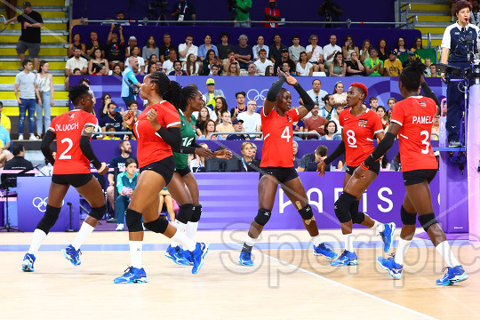 PARIS 2024 OLYMPIC VOLLEYBALL : KENYA VS BRAZIL