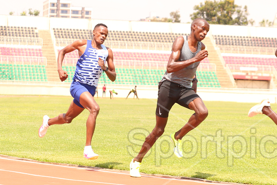 Team Kenya for 2024 Paris Olympic Games Train