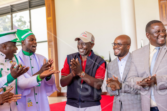 PRESIDENT WILLIAM RUTO HOST GOR MAHIA FC TEAM